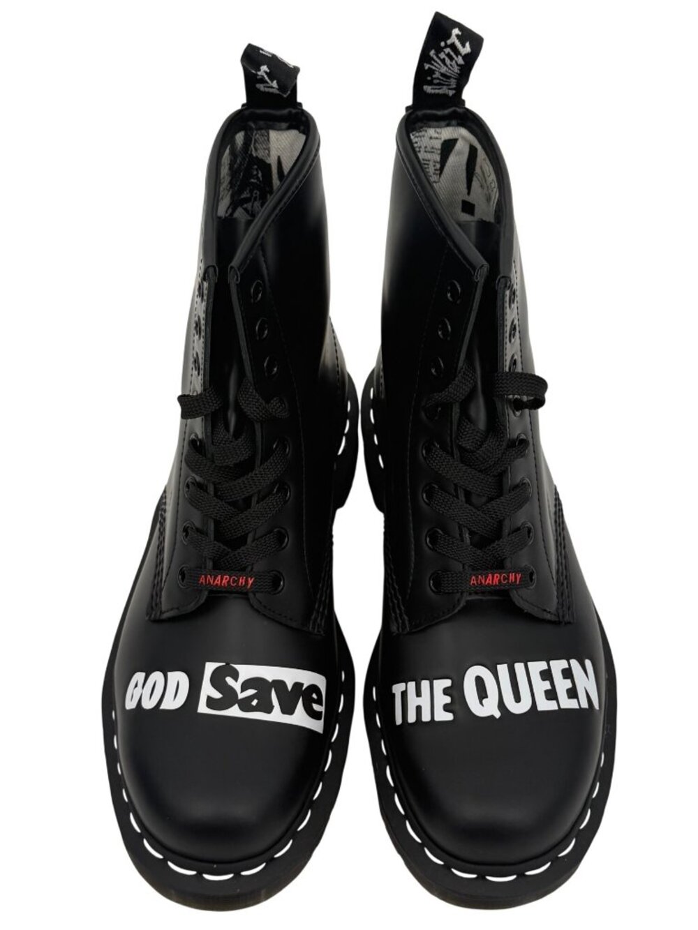 NIB Sex Pistols x Dr. Martens 1460 Black Leather Combat Boots M9 | LTD ED ICON - Picture 9 of 16